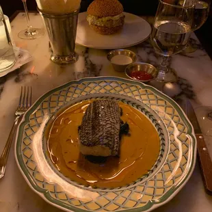 Black Bass and the burger