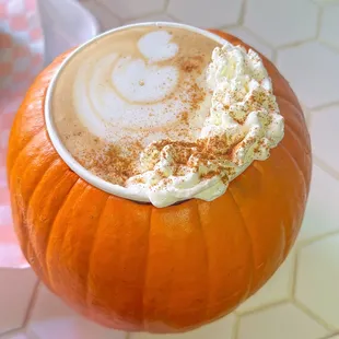 Pumpkin spice latte-seasonal