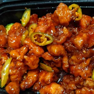 Hot and spicy General Tsaos