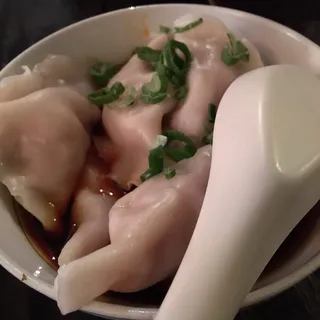 Pork Dumplings in Chili Oil (8)