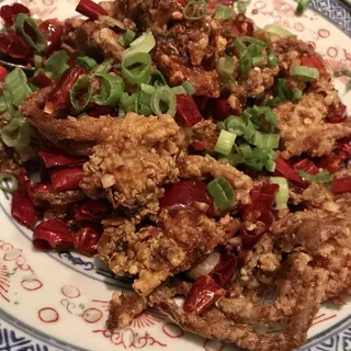 Spicy Soft Shell Crabs