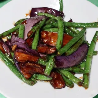 Eggplants and String Beans