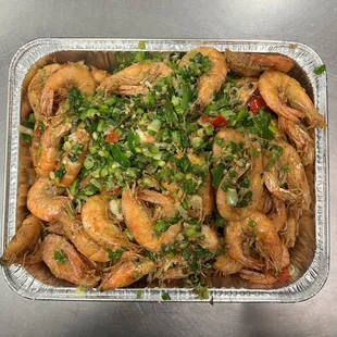 Salt and Pepper Shrimps Party Tray