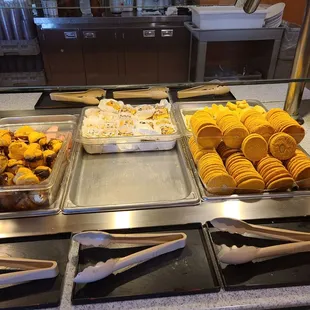 a variety of food items