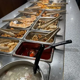 Soup and warm food bar