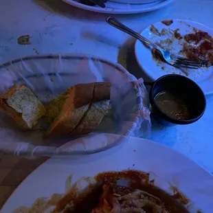 Bread and sauce