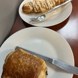 Chocolate Croissant and almond Butter Croissant