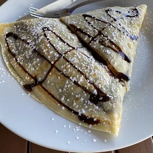 Strawberries and Chocolate Crepe