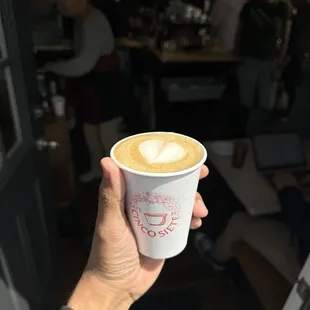 Vanilla latte ,