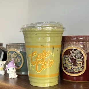 Coconut Pistachio Matcha Latte