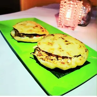 Try our famous Larfe Arepas $9