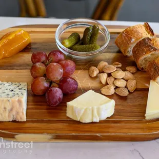 Three Cheeses Board came with additional bread not shown here.