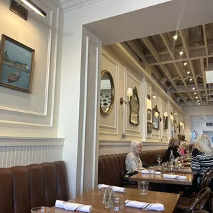 Inside the restaurant