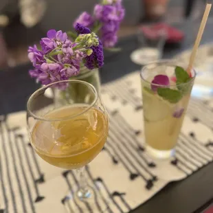 Tej and a lemonade mocktail