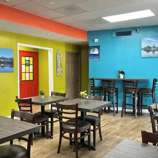 the interior of a restaurant