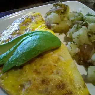 Chorizo and Avocado Omelet