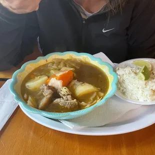 Sopa de res. Beef soup. So delicious