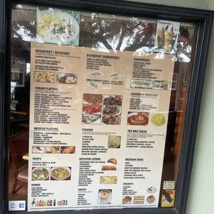 ramen and noodles, menu