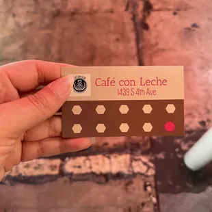 Loyalty card