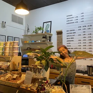 this barista is so sweet and friendly