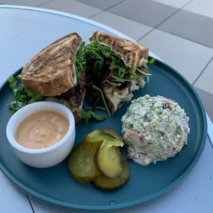 Mushroom Reuben. Not that great.  9/8/21