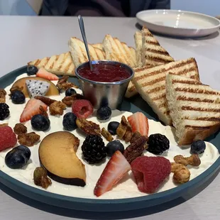 Homemade whipped ricotta plate. Very very fresh and not too sweet. 4/7/21