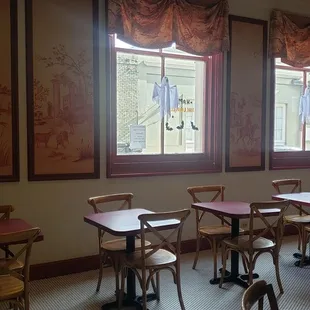 Seating area inside