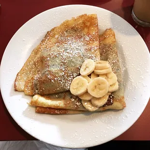 Nutella Banana Crepe