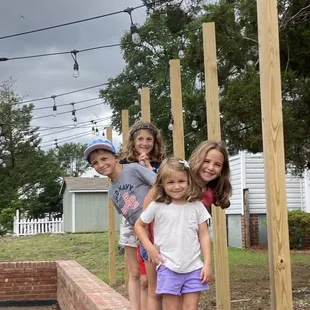 a group of children posing for a picture