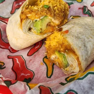 Corydon Burrito with steak