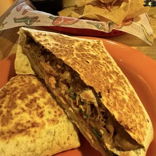 Cruncher with birria. Yum!