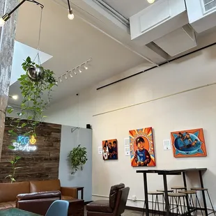 he interior of a restaurant