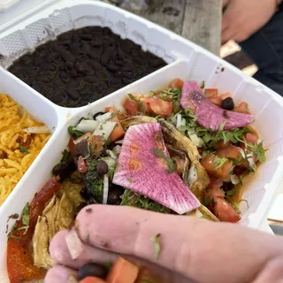 VEGAN TACO PLATE LUNCH