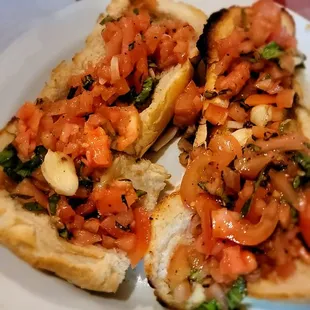 a plate of food on a table