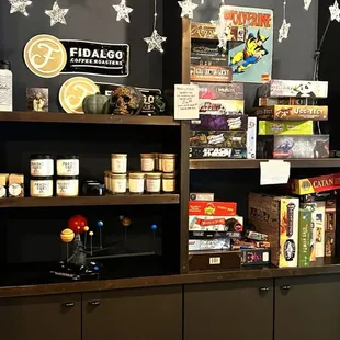 a display of food items in a store