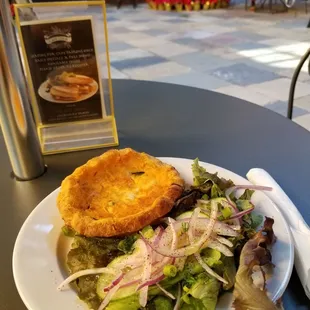 Piperade Tart w/salad, again, because it was SO GOOD the first time.