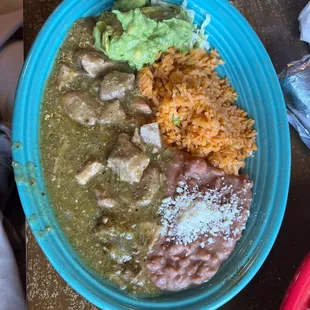 Chile Verde Plate