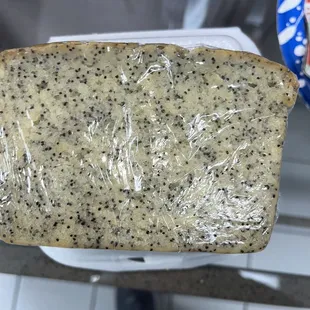 Lemon Poppy Seed Slice (nice portion)