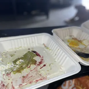 Tokyo crepe and sunny side up eggs
