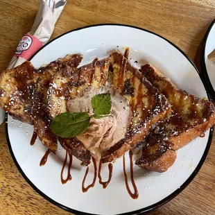 French toast cajeta and lechera