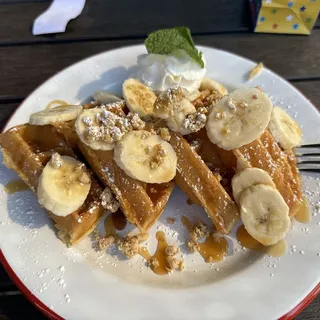Banana Foster Waffle