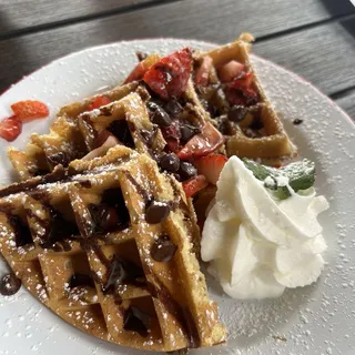 Chocolate Goosebump Waffle