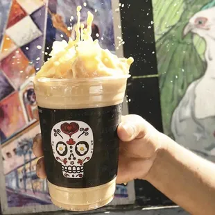 splash into your day with an Iced HORCHATA LATTE