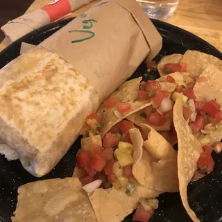 El Vegano Breakfast Vegan Burrito