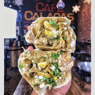 Chilaquiles burrito