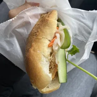 Chicken banh mi