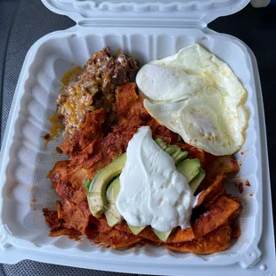 Daily special chilaquiles