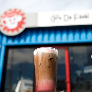 Rose &amp; Fruit Latte