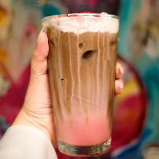 Rose &amp; Fruit Latte