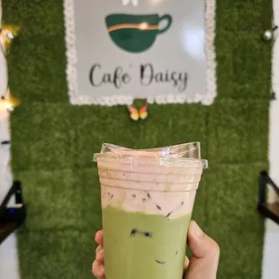 Sakura Matcha... pretty!